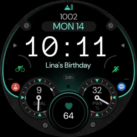 Dream 154 Digital Watch face screenshot 11