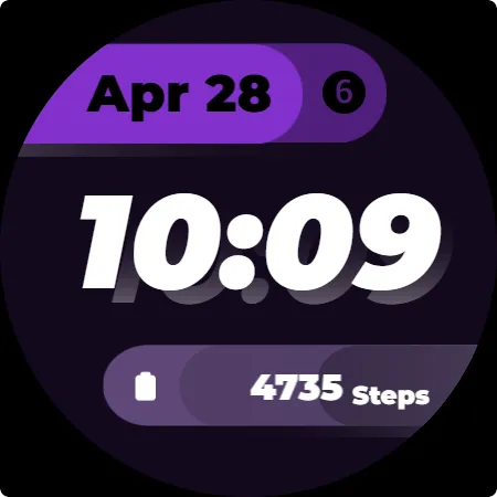 Simple Shadow Watch Face screenshot 11