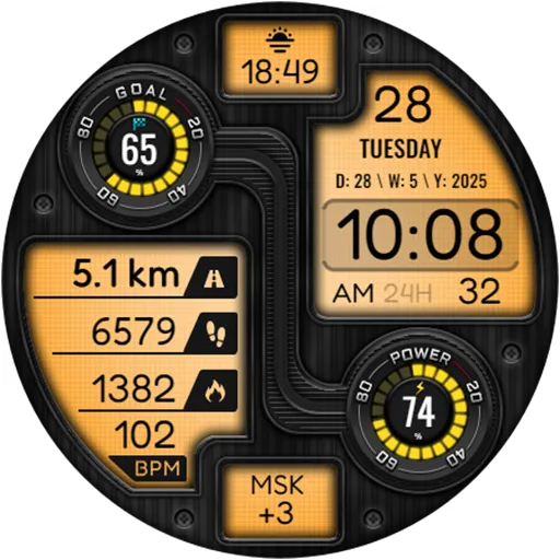 DIGI LUGATON WS23 Watch face screenshot 16