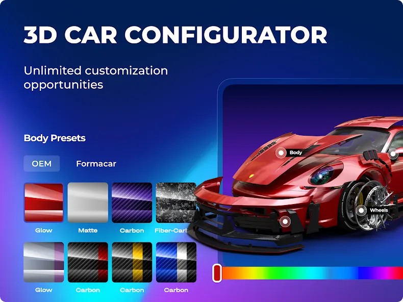 Formacar: modificar 3D carros screenshot 9
