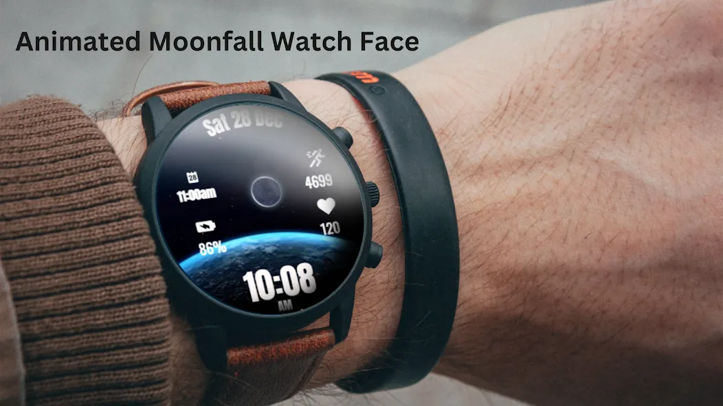 Animated Moonfall Watch Face screenshot 1