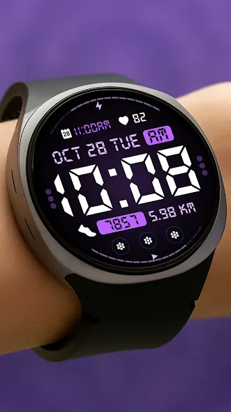CH054 Digital watch face screenshot 3