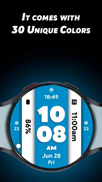Colors Fall 4 - Watch face screenshot 2