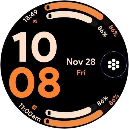 Digital Arc - Watch face screenshot 7