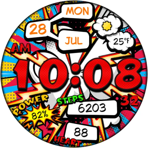 DIGI COMICON CTS43 Watch face screenshot 17