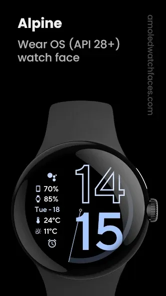Alpine Watch Face screenshot 1
