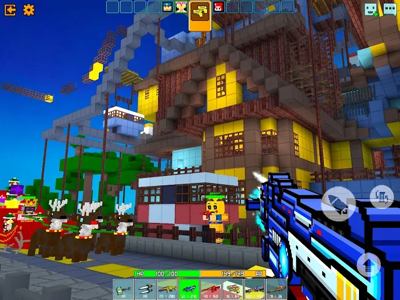 Cops N Robbers:Pixel Craft Gun screenshot 10