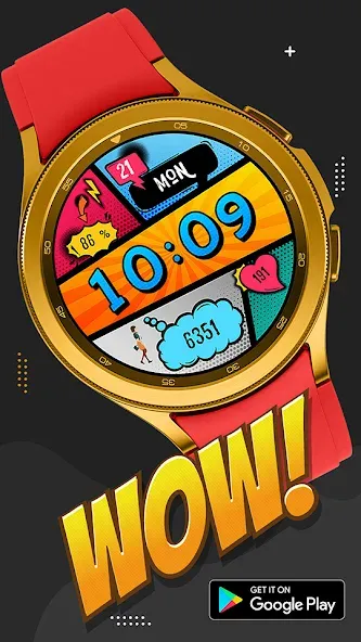 Pars Pop Art Watch Face screenshot 4