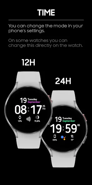 Minimal Visual: Watch face screenshot 6