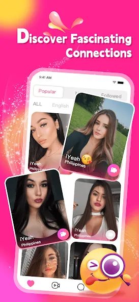 iYeah - Live Video Chat screenshot 2
