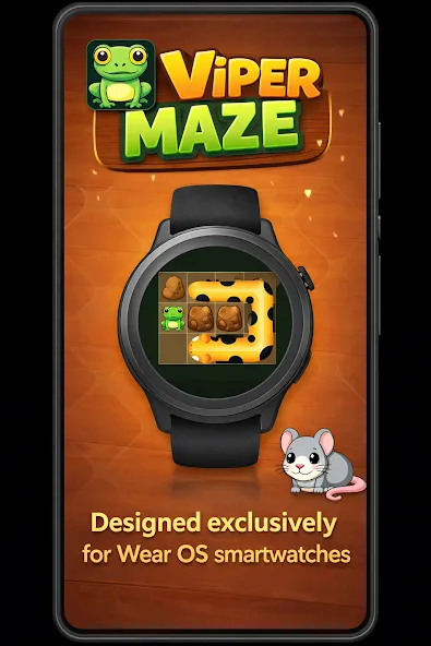 Viper Maze - Smartwatch puzzle screenshot 1