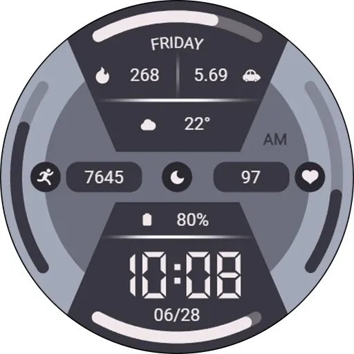 Blue Colors For Wear OS screenshot 35