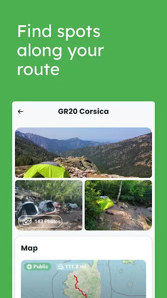 TrekSpots | Tent camping map screenshot 13
