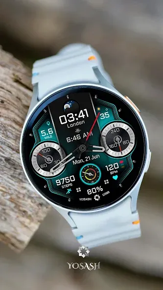 D385 Analog Watch face screenshot 4