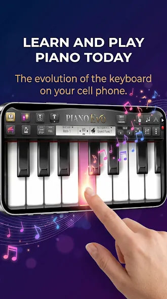 Piano Evo: Learn Songs & Music screenshot 1
