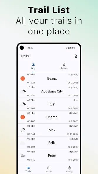 The Mantrailing App screenshot 3