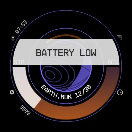 Planet in stars Watch Face screenshot 13