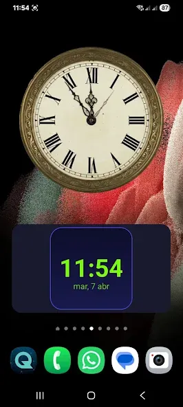 Big Clock Widget screenshot 4