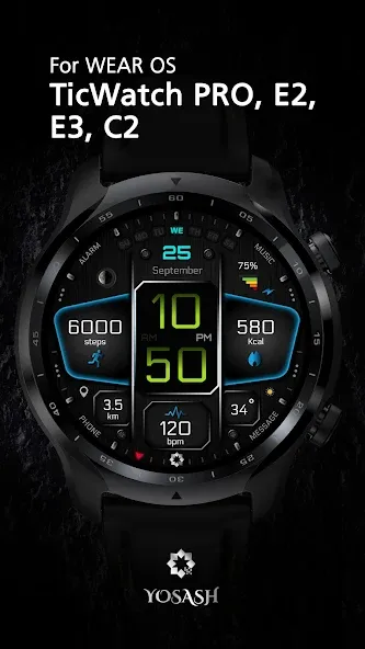 A410 Neon Watch Face Wear OS screenshot 7
