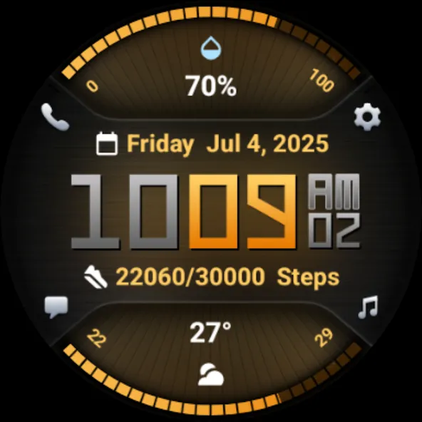 PRADO 77 Digital Watch Face screenshot 10