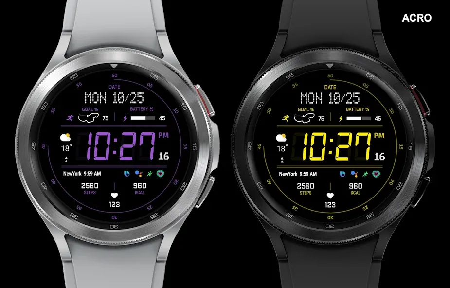 ACRO Enegy Fit Rev watchface screenshot 6