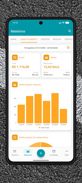 Drivvo - Controle de Gastos screenshot 3