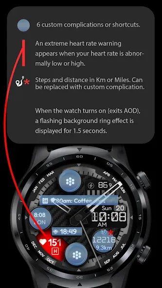 Watch Face CUE130 screenshot 2