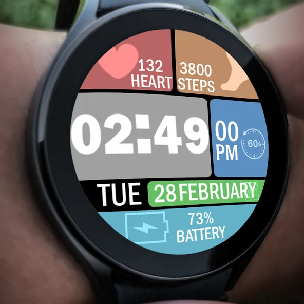 Key021 Digital Watch Face screenshot 8