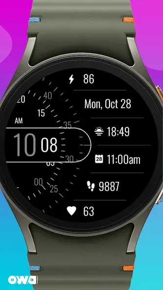 Rotatory Watch Face 021 screenshot 1