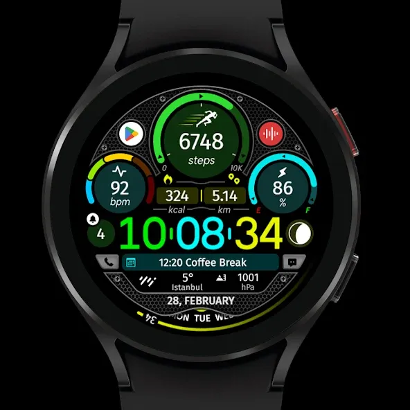 Circle Clock - Watch Face screenshot 8