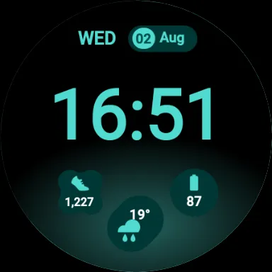 Minimal - Wear OS 3 Watch Face screenshot 16