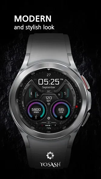 A370 Neon Watch Face screenshot 2