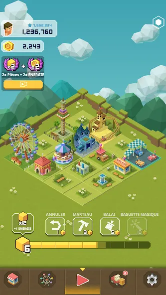 Merge Tycoon: 2048 Theme Park screenshot 5
