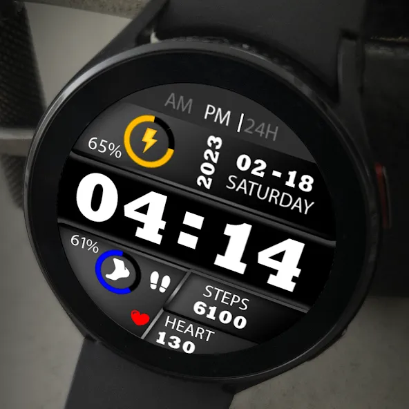 Key023 Digital Watch Face screenshot 8