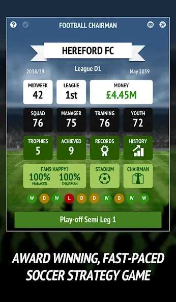 Football Chairman Pro screenshot 1