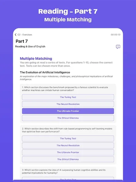 Cambridge C2 Exam Simulator screenshot 12