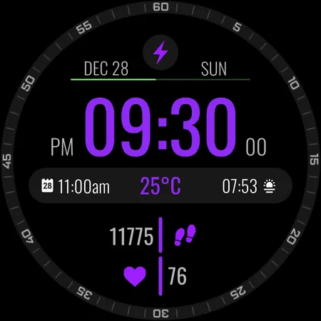 Electronic Time Watch Face screenshot 7