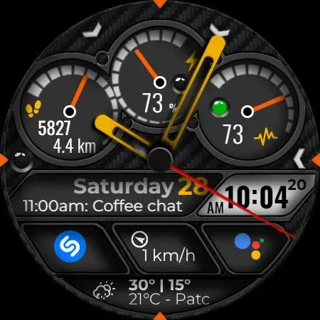 Digital Watch Face CUE103 screenshot 7