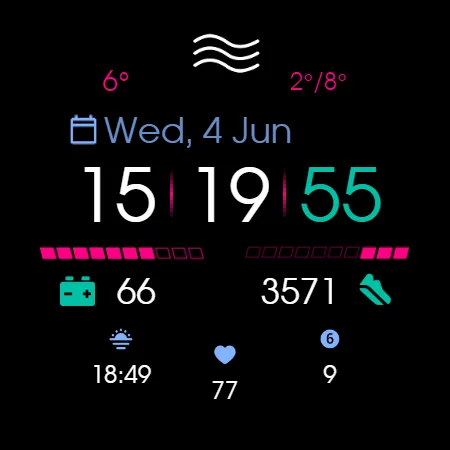 Digital Watchface D7 screenshot 27