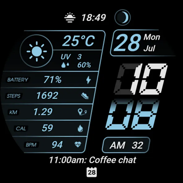 Watch face CNW-45 screenshot 30