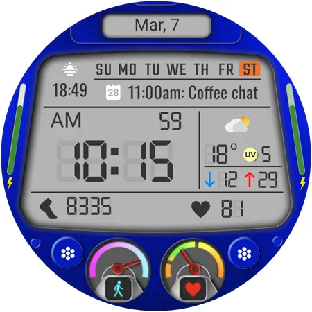 DB063 Fusion Watch Face screenshot 32