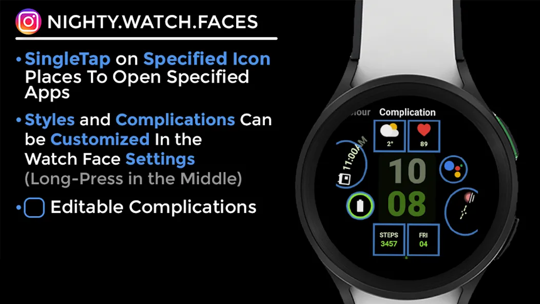 Night 59 - watch face screenshot 13