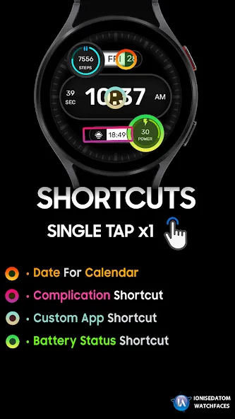 IA130 Simple Digital Watchface screenshot 6