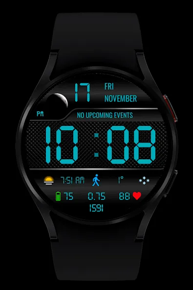 WR 007 MOD Digital Watch Face screenshot 2