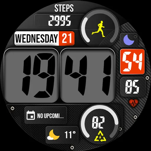 Digital watch face MB356 screenshot 21
