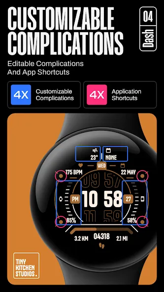 TKS 04 Dash Watch Face screenshot 5