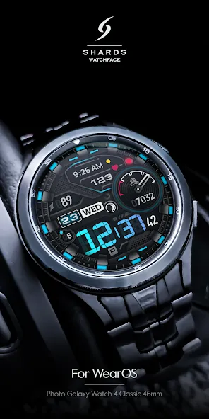 SH026 Watch Face, WearOS watch screenshot 4