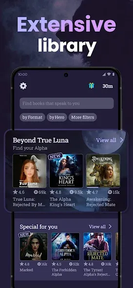 MoonLit - Werewolf Novels screenshot 4