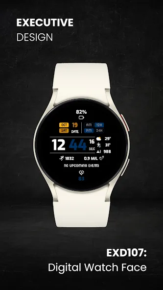 EXD107: Digital Watch Face screenshot 4