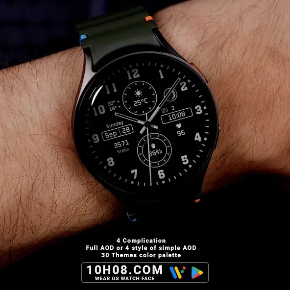 Watch face 10h08.com #76 screenshot 1